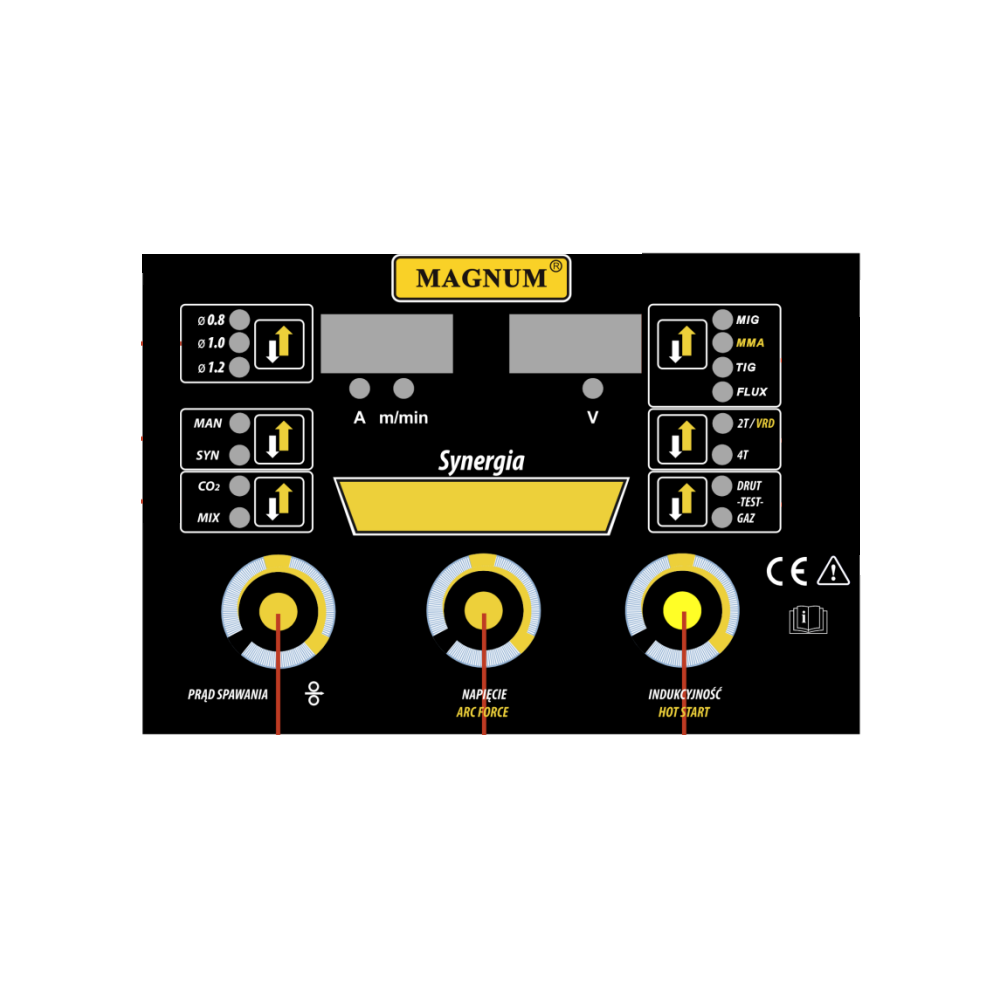 Spawarka Magnum MIG 270 MMA Synergia - zestaw - U MI 270 SYN-G - Magnum - 8