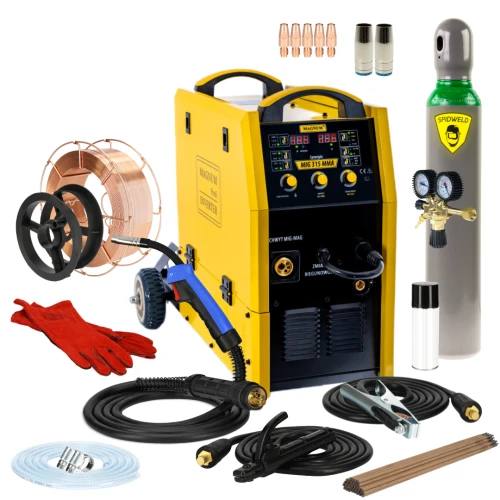 Spawarka Magnum MIG 315 MMA Synergia - zestaw - U MI 315 SYN-G - Magnum - 2