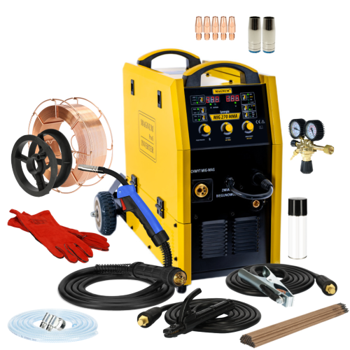 Spawarka Magnum MIG 270 MMA Synergia - zestaw - U MI 270 SYN-G - Magnum - 3