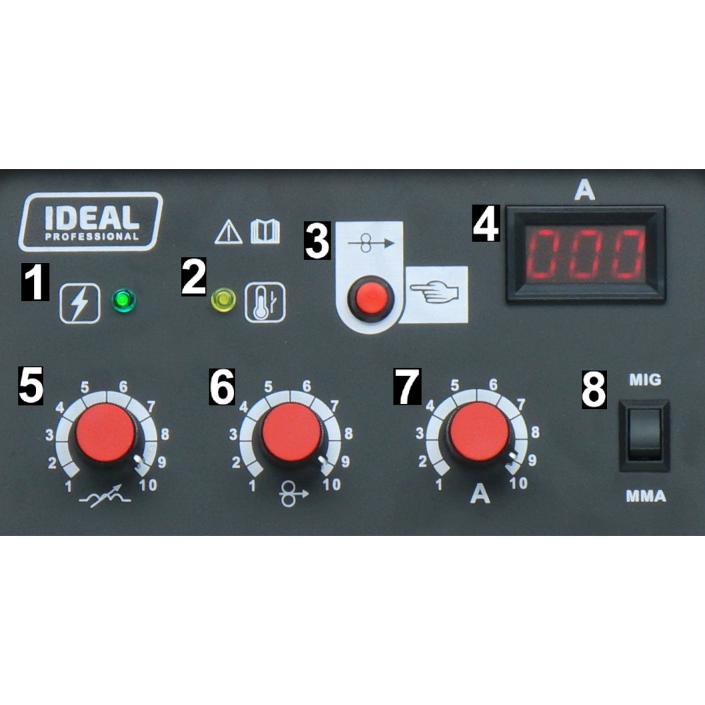 Spawarka Ideal Tecnomig 200/2 PRO - zestaw - TMIG200/2PRO-G - Ideal - 3