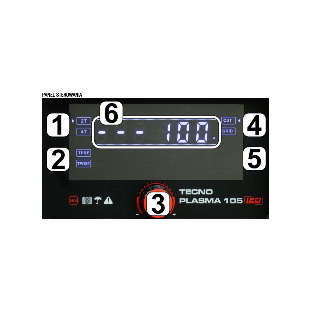 Przecinarka plazmowa Ideal TecnoPlasma 105 LED - TPLASMA105LED - Ideal - 5