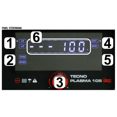 Przecinarka plazmowa Ideal TecnoPlasma 105 LED - TPLASMA105LED - Ideal - 5