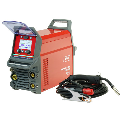 Spawarka Ideal Expert MIG 210 Synergic Pro4 LCD - zestaw - EXMIG210-G - Ideal - 7