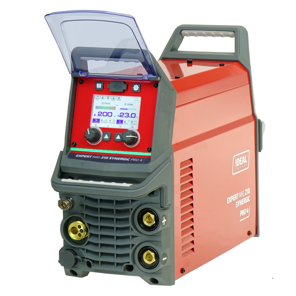 Spawarka Ideal Expert MIG 210 Synergic Pro4 LCD - zestaw - EXMIG210-G - Ideal - 8