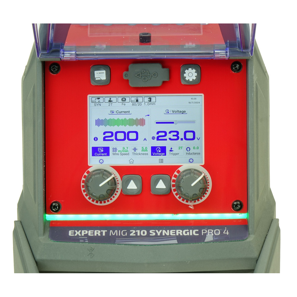 Spawarka Ideal Expert MIG 210 Synergic Pro4 LCD - zestaw - EXMIG210-G - Ideal - 10