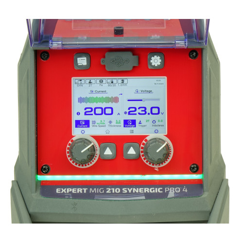 Spawarka Ideal Expert MIG 210 Synergic Pro4 LCD - zestaw - EXMIG210-G - Ideal - 10