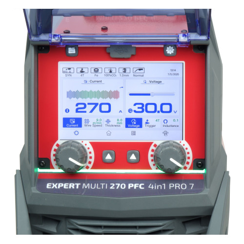 Spawarka Ideal Expert Multi 270 PFC Pulse 4in1 Pro7 - zestaw - EXMULTI270-G - Ideal - 4