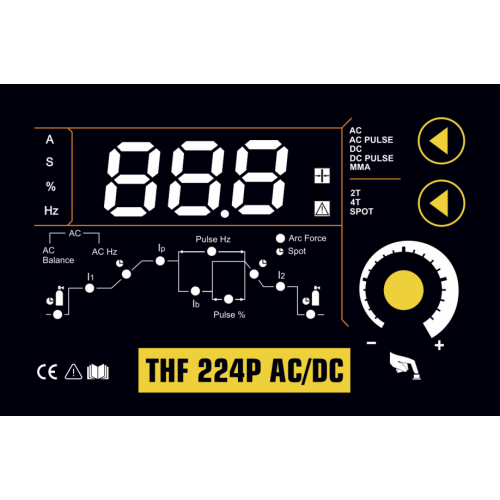 Spawarka Magnum TIG THF 224P AC/DC Pulse - zestaw - U I THF224P ACDC-G - Magnum - 8
