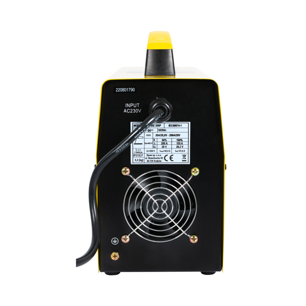 Spawarka Magnum Snake 200P (II) - zestaw - U I SNA 200IIW-G - Magnum - 9