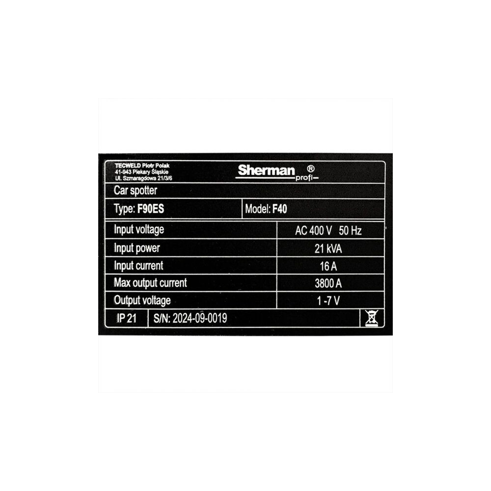 Zgrzewarka Sherman Car Spotter F40 / 400 V - 7812985 - Sherman - 14
