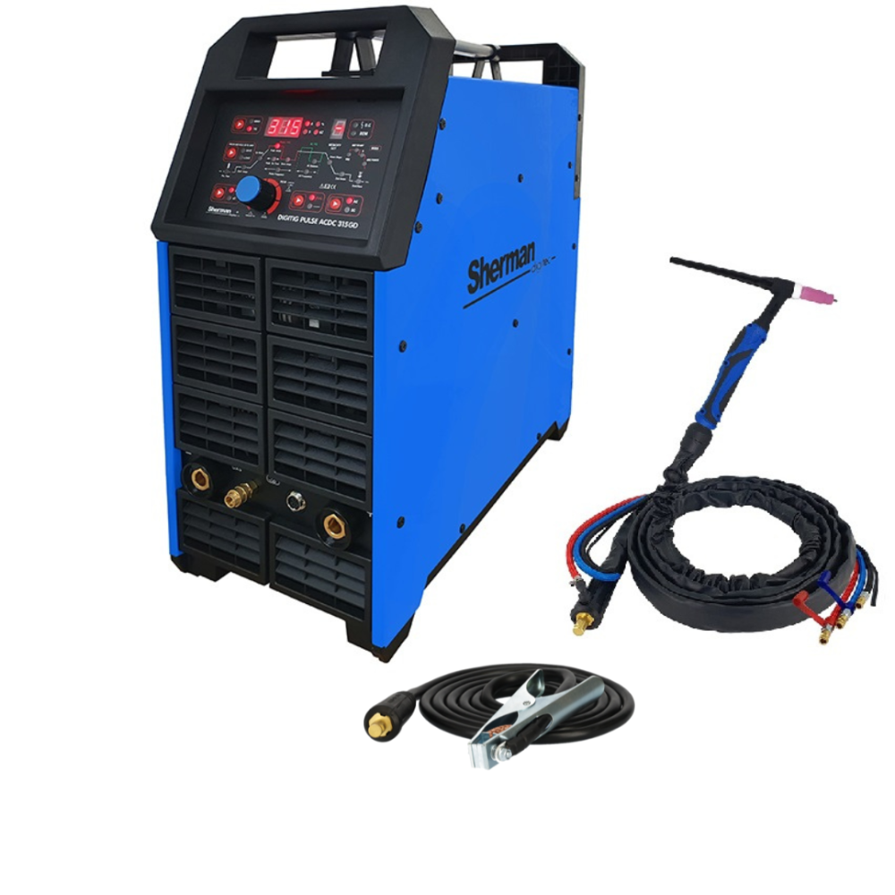 Spawarka Sherman DIGITIG 315GD Pulse AC/DC - zestaw - SDIGITIGPACDC315GD-G - Sherman - 4