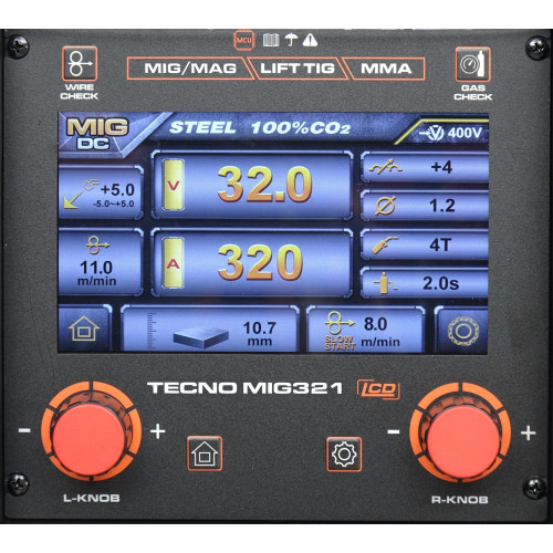 Spawarka Ideal Tecnomig 321 Synergic LCD - zestaw - TMIG321LCD-G - Ideal - 4