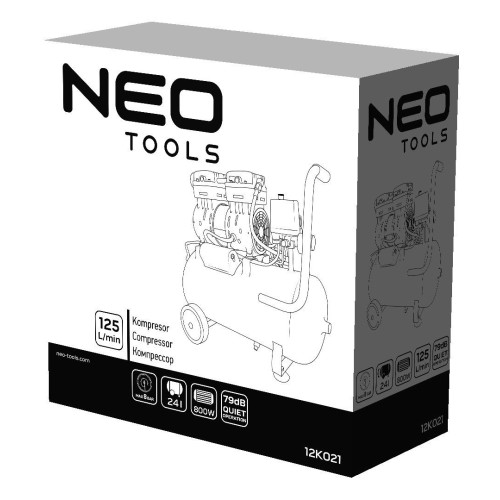 Kompresor bezolejowy 24 litry Neo Tools - 12K021 - NEO Tools - 10