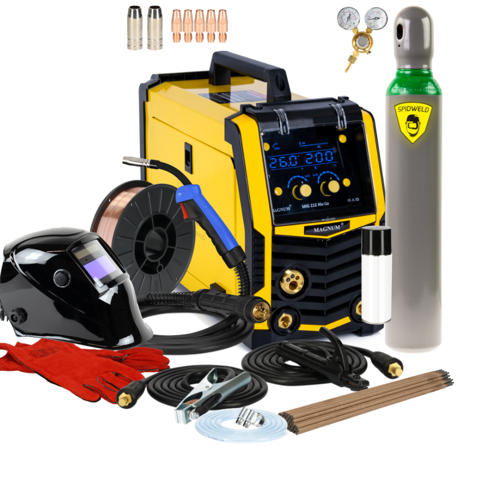 Spawarka Magnum MIG 212 Alu Cu Synergia - zestaw - U MI 212AL CU-G - Magnum - 4