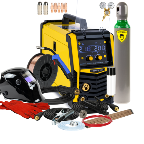 Spawarka Magnum MIG 217 Alu-Puls Synergia - zestaw - U MI 217 ALSY-G - Magnum - 4