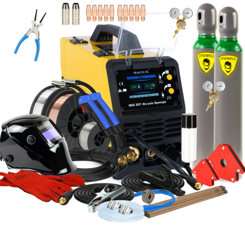 Spawarka Magnum MIG 207 Alu-Puls Synergia - zestaw - U MI 207 ALSY-G - Magnum - 2
