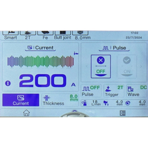 Spawarka Ideal Expert TIG 202 AC/DC Pulse Pro3.5 LCD - zestaw | EXTIG202AC