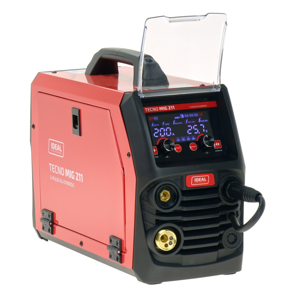Spawarka Ideal TecnoMIG 211 S-Pulse ALU Synergic - zestaw |  TMIG211SP