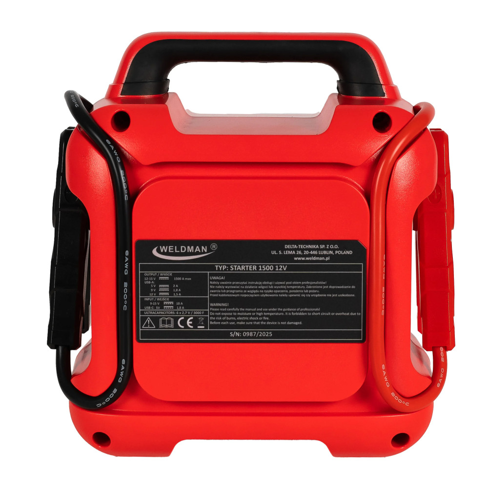 Urządzenie rozruchowe Weldman Starter 1500 - 104 303 - Weldman - 5