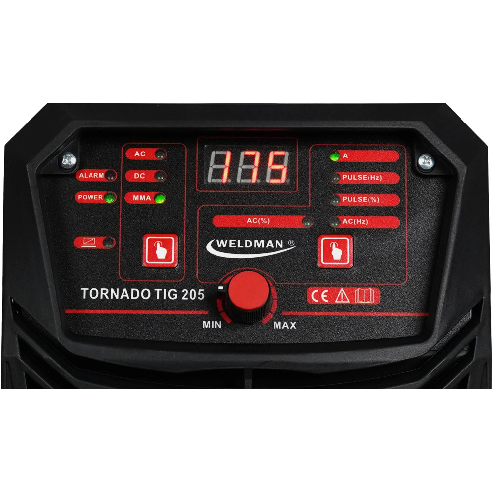 Spawarka Weldman Tornado TIG 205 AC/DC HF Puls - zestaw | 103 038