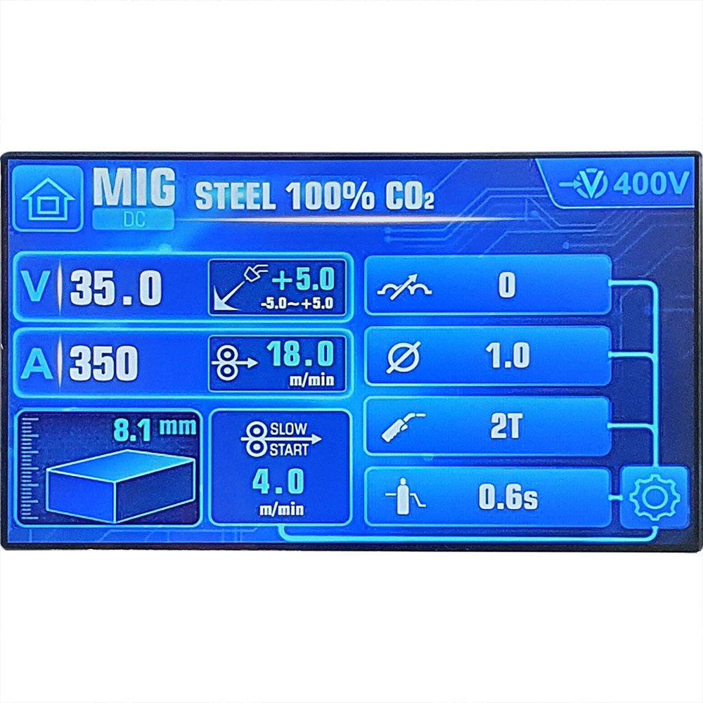 Spawarka Sherman DIGIMIG 351 Combo Pulse LCD - zestaw | 7812868