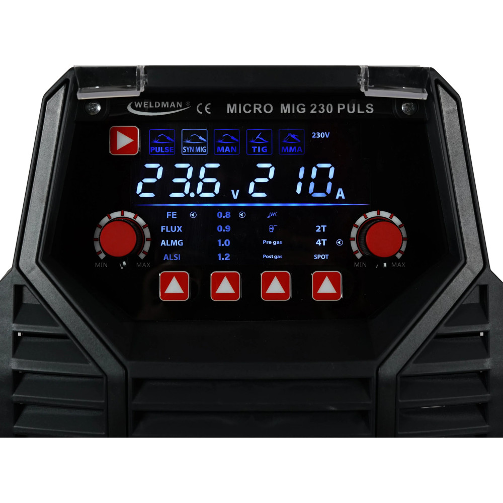 Spawarka Weldman Micro MIG 230 Puls - zestaw | 103 132