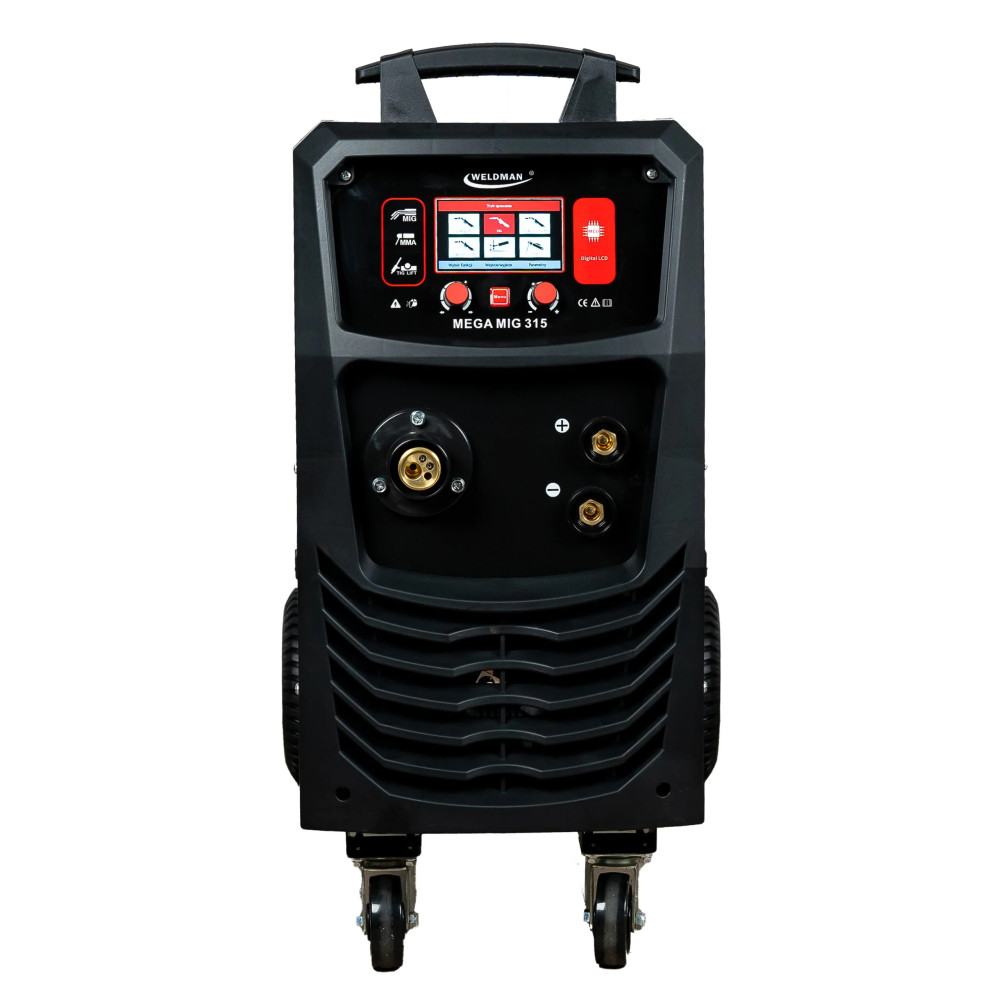 Spawarka Weldman Mega MIG 315 LCD Synergia Dual Puls - zestaw | 103 119