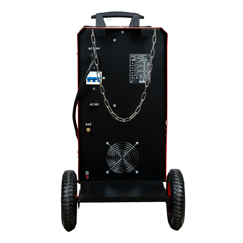 Spawarka Weldman Mega MIG 315 LCD Synergia Dual Puls - zestaw | 103 119