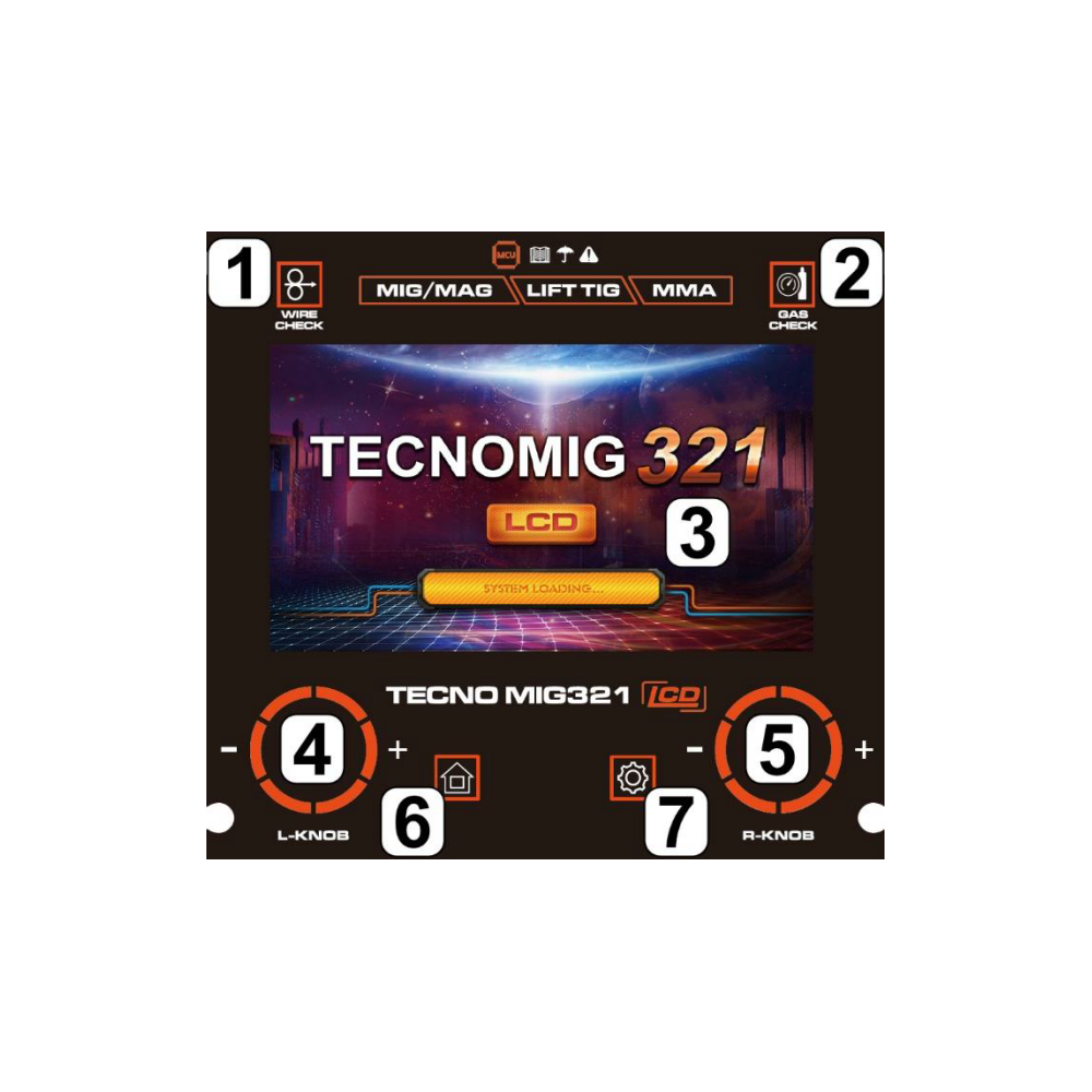 Spawarka Ideal Tecnomig 321 Synergic LCD - zestaw | TMIG321LCD