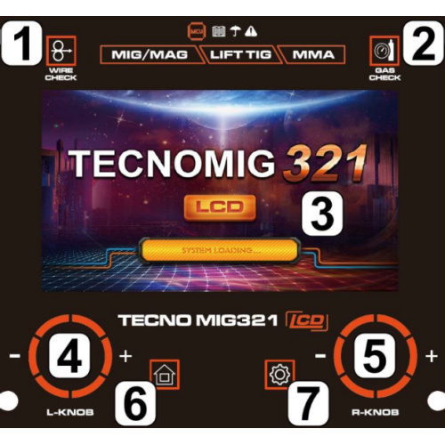 Spawarka Ideal Tecnomig 321 Synergic LCD - zestaw | TMIG321LCD