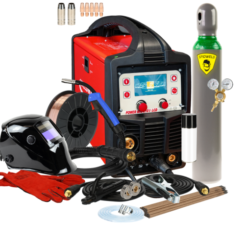 Spawarka Weldman Power MIG 210 II LCD - zestaw | 104 722-G