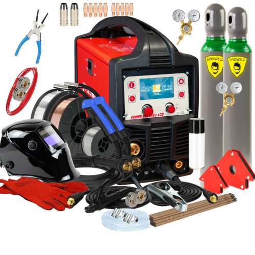 Spawarka Weldman Power MIG 210 II LCD - zestaw | 104 722-G