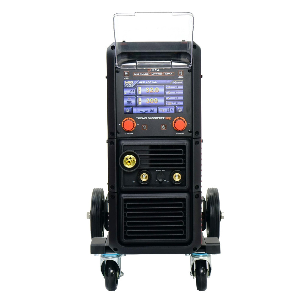 Spawarka Ideal Tecnomig 337 Pulse Synergic LCD + wózek - zestaw | TMIG337PT