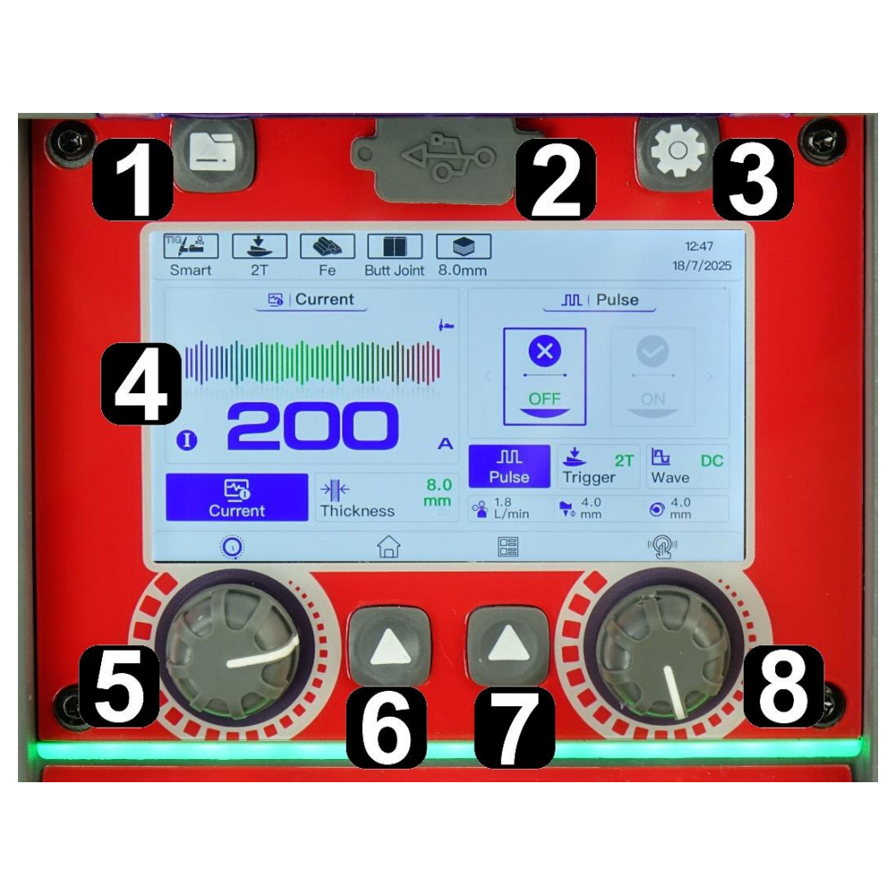 Spawarka Ideal Expert TIG 302 AC/DC Pulse Pro5 LCD W - zestaw wodny | EXTIG302AC