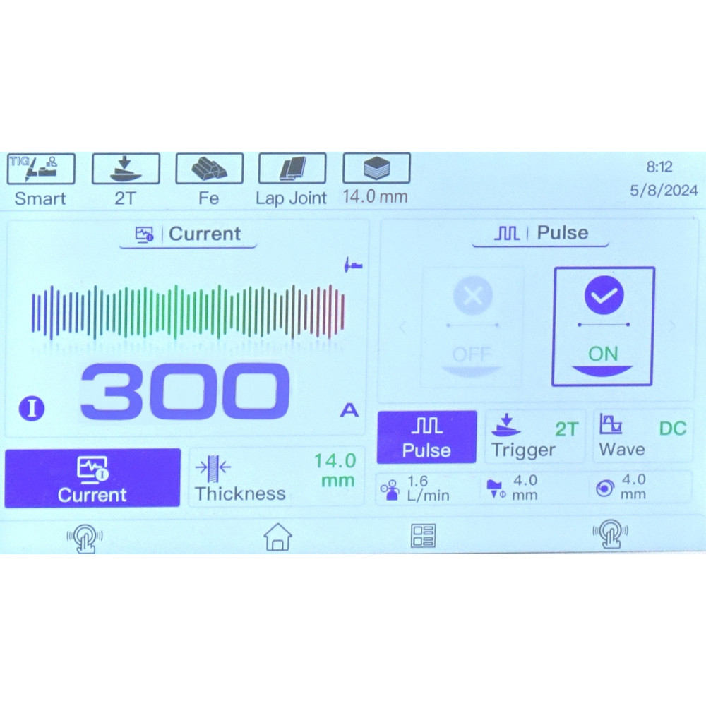 Spawarka Ideal Expert TIG 302 AC/DC Pulse Pro5 LCD W - zestaw wodny | EXTIG302AC