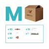 Zestaw części uchwytu plazmowego PT-31 / średni / Spartus | NWBOX3-PT31HM-M