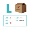 Zestaw części uchwytu plazmowego PT-31 / duży / Spartus | NWBOX3-PT31HM-L