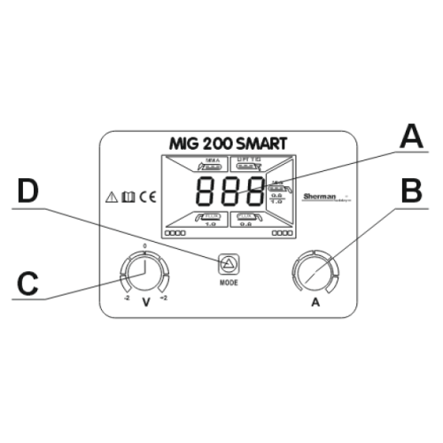 Spawarka Sherman MIG 200 Smart Synergia - zestaw - 7812762-G - Sherman - 9