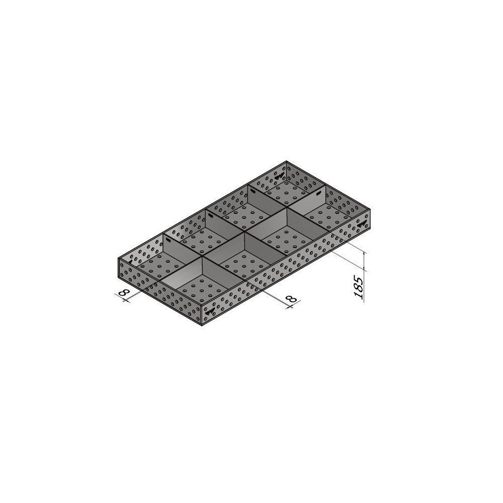 Stół spawalniczy Metalpoint System28 2000x1000x200 mm | S20