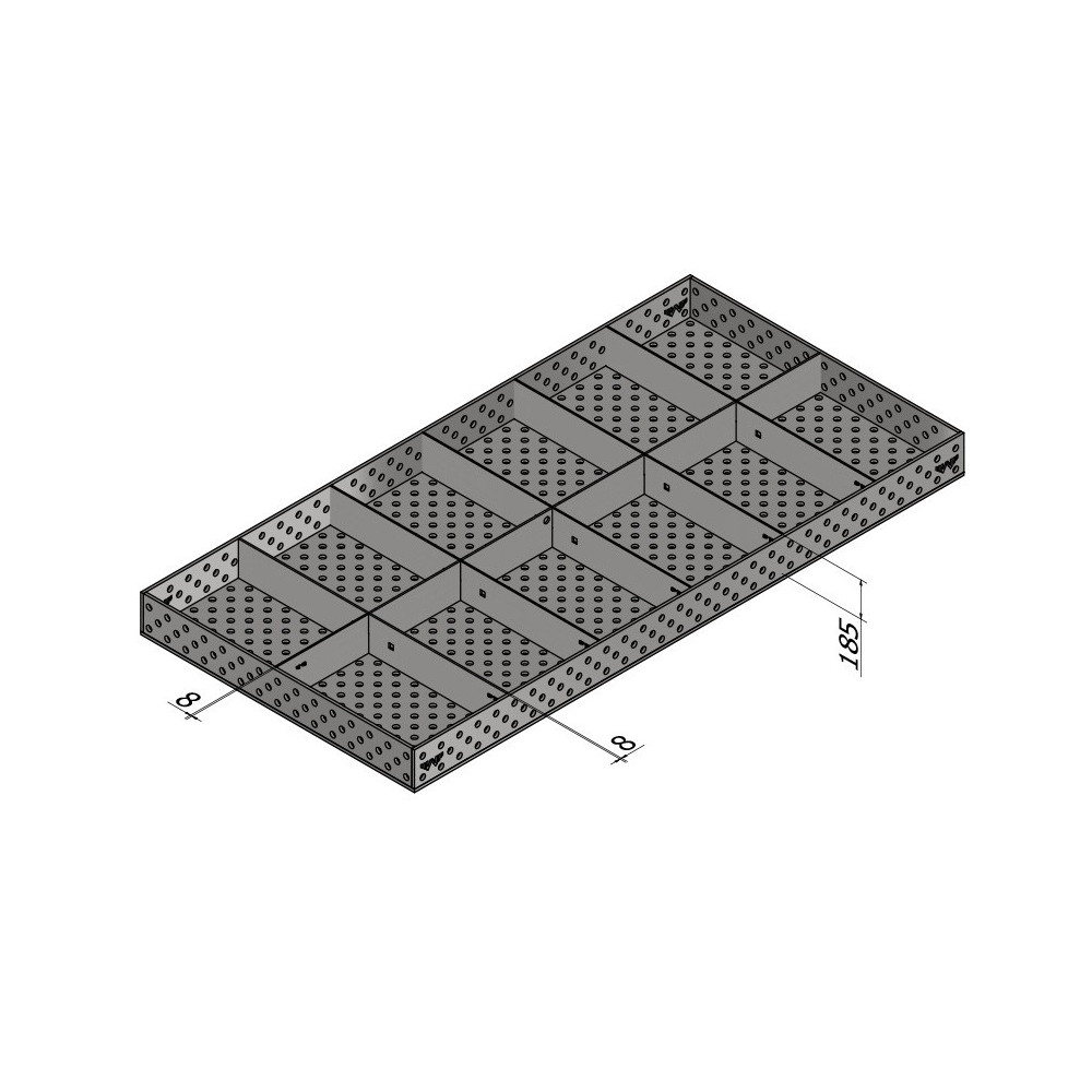 Stół spawalniczy Metalpoint System28 3000x1500x200 mm | S3