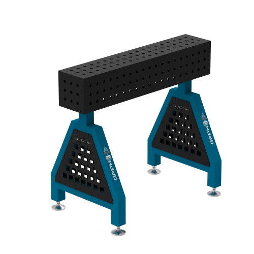 Podpora spawalnicza Trestle 1000x200x200 mm do stołów / GPPH - TRESTLE_100x20x20-G - GPPH - 6