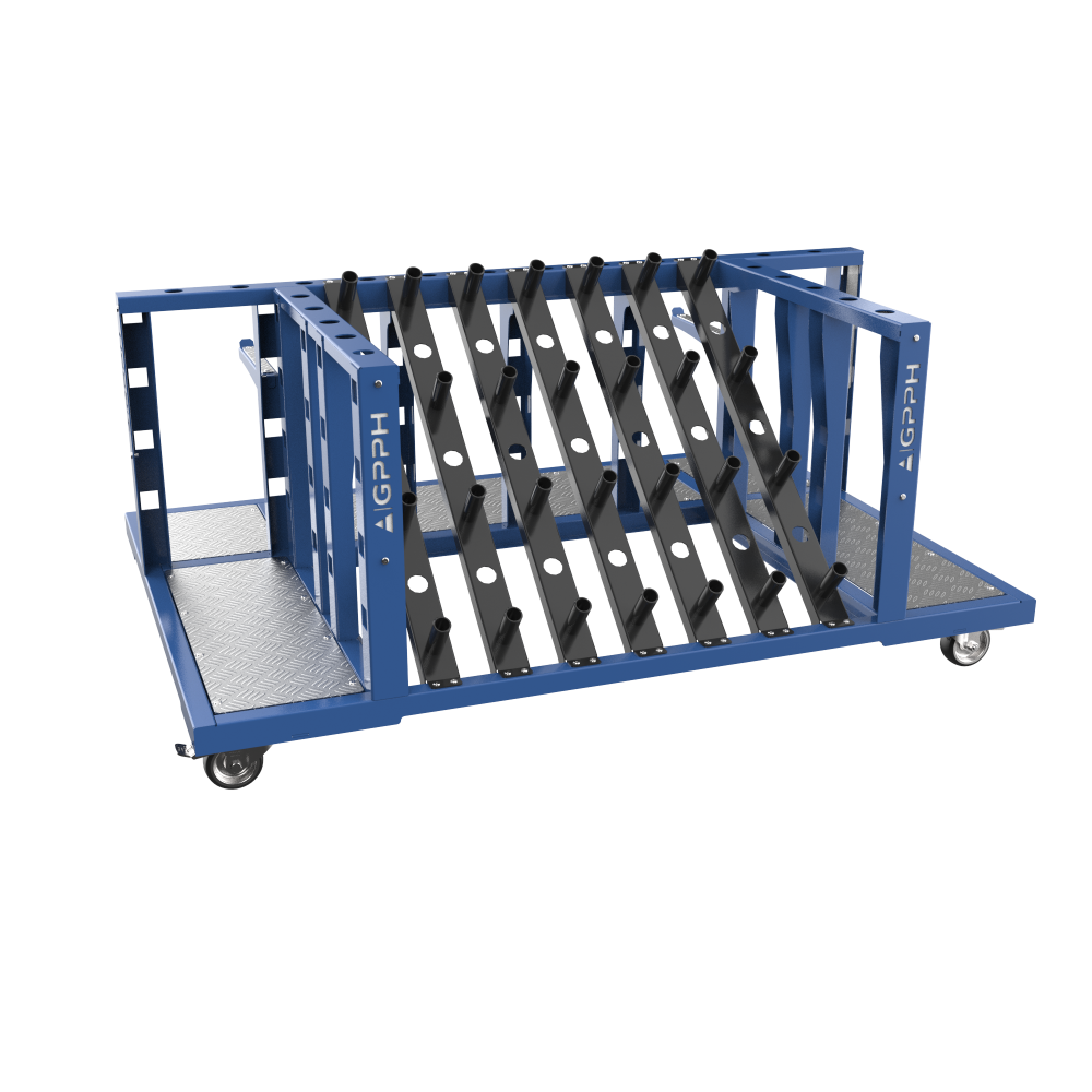 Niski wózek narzędziowy do stołów spawalniczych / GPPH - TOOL_TROLLEY_M-G - GPPH - 1