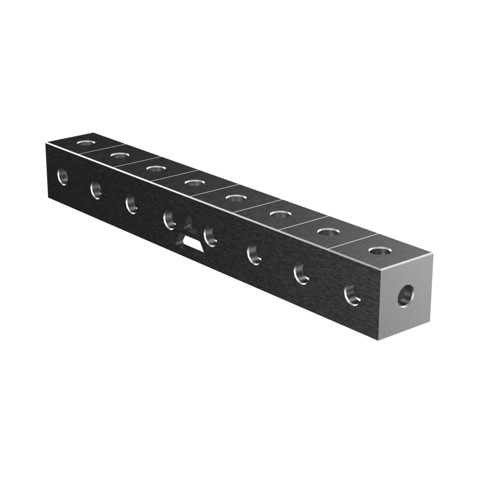 Łącznik blok mocujący 800x100x100 do stołów spawalniczych / GPPH - CONN_BLOCK_80x10x10-G - GPPH - 3