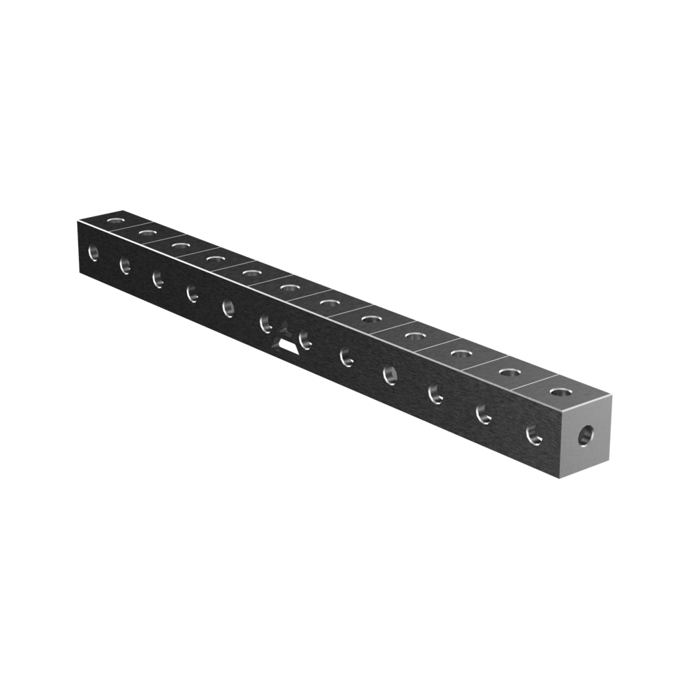 Łącznik blok mocujący 1200x100x100 do stołów spawalniczych / GPPH - CONN_BLOCK_120x10x10-G - GPPH - 3
