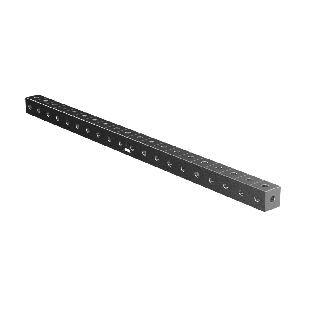 Łącznik blok mocujący 2000x100x100 do stołów spawalniczych / GPPH - CONN_BLOCK_200x10x10-G - GPPH - 3