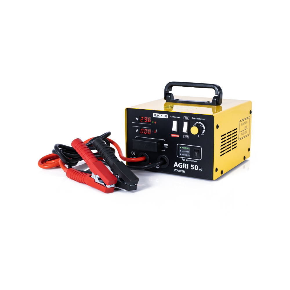 Prostownik inwertorowy z rozruchem Magnum AGRI 50 Starter v2 - U Ł AGRI50 V2 - Magnum - 2