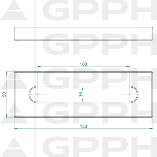 Stoper 150 mm do stołów spawalniczych / GPPH - F_001-G - GPPH - 7