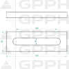 Stoper 150 mm do stołów spawalniczych / GPPH - F_001-G - GPPH - 7