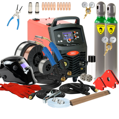 Spawarka Ideal Tecnomig 254/2 Pulse LCD - zestaw | TMIG254PLCD