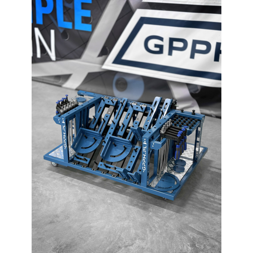 Mobilna półka na zaciski S do stołów spawalniczych / GPPH - SH_003-G - GPPH - 18